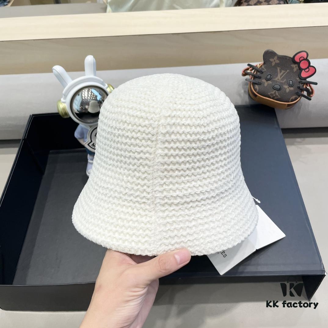 692fb6d199f2d84055c875cd Hermes-style Women's Korean Fashionable Knitted Fisherman Hat, Casual Sun Protection Bucket Hat for Autumn and Winter