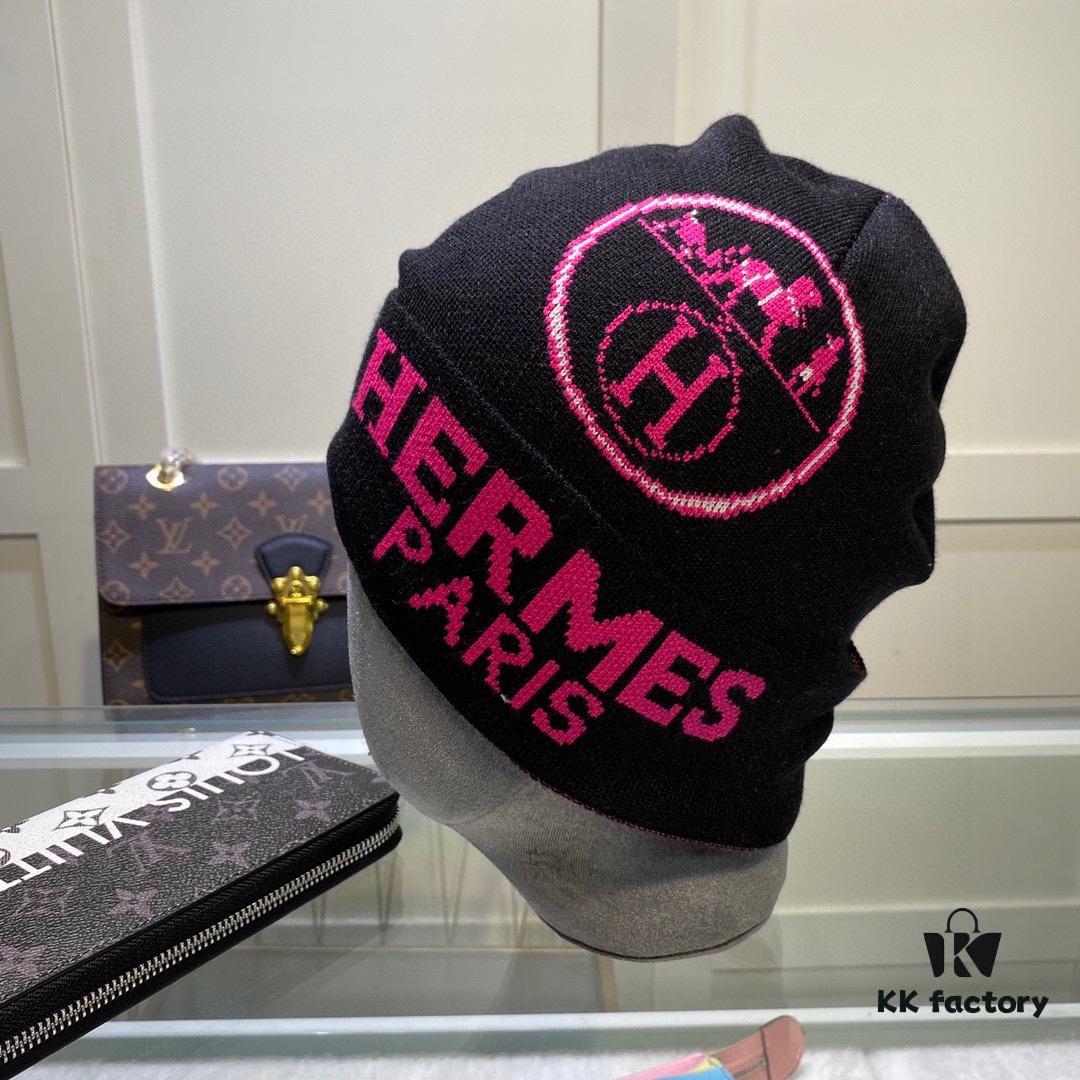 692fb6d399f2d84055c875cf Hermes Wool Knit Hat, Latest Official Website Style with Dust Bag, Soft and Skin-Friendly, Unisex Design