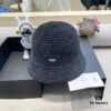 692fb6e599f2d84055c875ea Hermès-style Women's Korean Fashionable Autumn Winter Fisherman Hat, Woven Minimalist Sun Protection Bucket Hat
