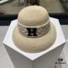 692fb6e999f2d84055c875f2 Hermes 2024 New Straw Sun Hat, Bonnet Style 😩 Beach Fashion, Simple and Elegant, Versatile Accessory