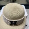 692fb6ec99f2d84055c875f7 Hermes 2024 New Straw Sun Hat, Bonnet Style 😩 Beach Fashion, Simple and Elegant, Versatile Accessory