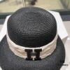 692fb6f599f2d84055c87605 Hermès 2024 New Straw Sun Hat, Beach Bucket Hat 😍 Minimalist and Versatile Style