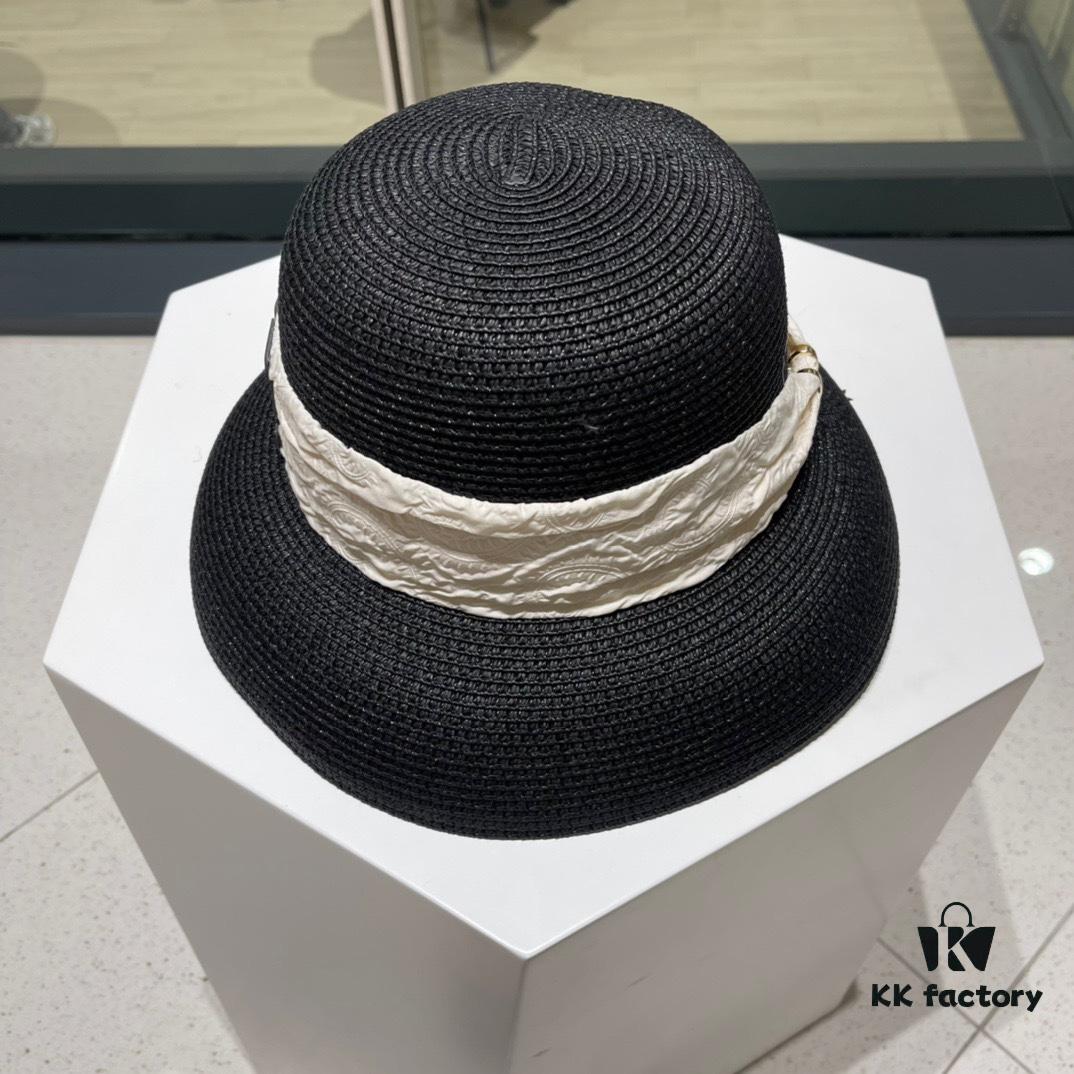 692fb6f999f2d84055c87609 Hermès 2024 New Straw Sun Hat, Beach Bucket Hat 😍 Minimalist and Versatile Style