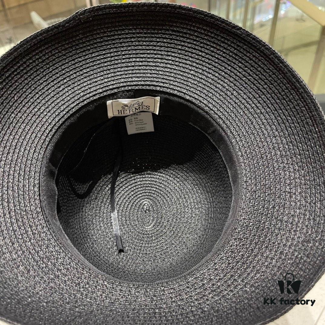 692fb6fa99f2d84055c8760c Hermès 2024 New Straw Sun Hat, Beach Bucket Hat 😍 Minimalist and Versatile Style