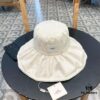 692fb71b99f2d84055c87641 Hermes HERMES 2024 Spring/Summer New Arrival Pearl Trim Chinese Style Embroidered Wide-Brimmed Fisherman Hat for Women, Outdoor Travel Beach Sun Protection Hat