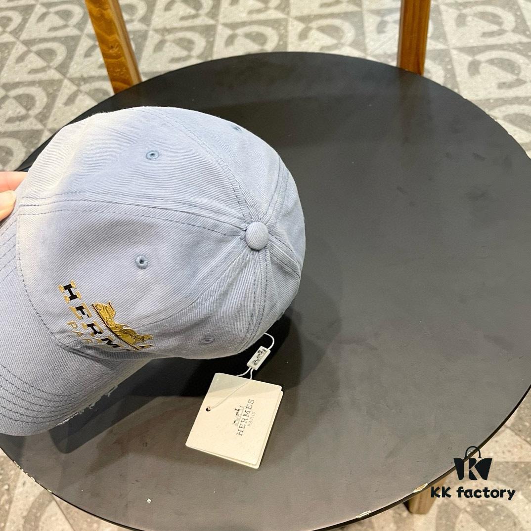 692fb72399f2d84055c8764b New Arrival HERMÈS Latest Authentic Baseball Cap, Color-Blocked H Design, Premium Craftsmanship with Original Breathable Canvas Fabric and Factory Stainless Steel Adjustable Buckle
