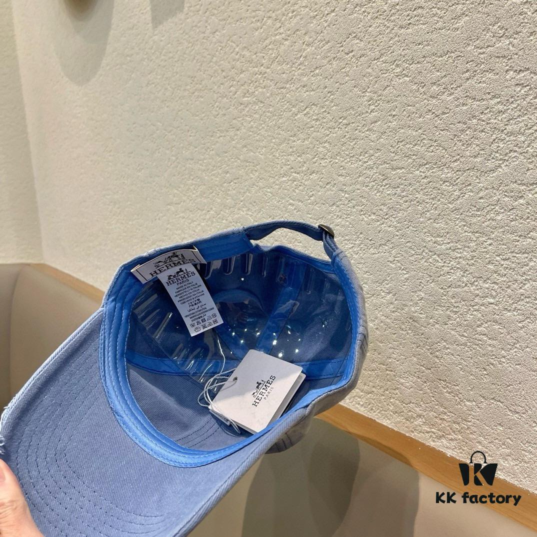 692fb72499f2d84055c8764e New Arrival HERMÈS Latest Authentic Baseball Cap, Color-Blocked H Design, Premium Craftsmanship with Original Breathable Canvas Fabric and Factory Stainless Steel Adjustable Buckle