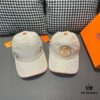 692fb75899f2d84055c8769c Box and cloth bag included, HERMÈS (Hermès) original order baseball cap, classic H design, genuine mold-customized breathable canvas fabric with authentic top-layer leather, original factory stainless steel adjustment buckle, exquisite craftsmanship, stylish and handsome, outstanding quality