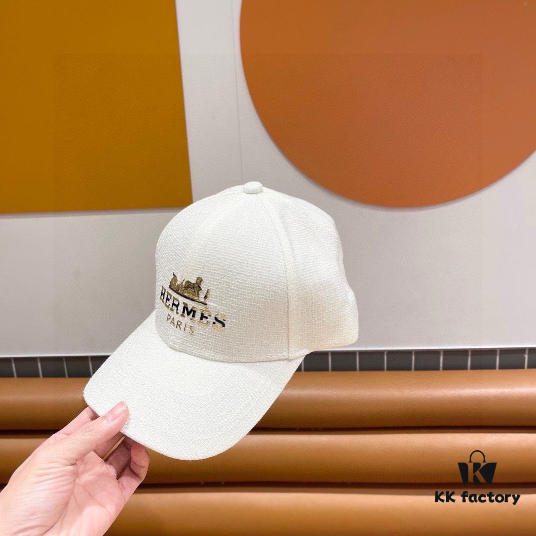692fb7a899f2d84055c876ee Hermès Limited Edition Embossed Baseball Cap, Official Website Original Lining, High-Quality Version for Connoisseurs – Breathable, Comfortable, Ultra UV Protection, Elegant and Sophisticated Style