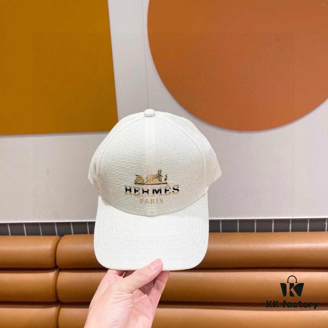 692fb7a899f2d84055c876ef Hermès Limited Edition Embossed Baseball Cap, Official Website Original Lining, High-Quality Version for Connoisseurs – Breathable, Comfortable, Ultra UV Protection, Elegant and Sophisticated Style