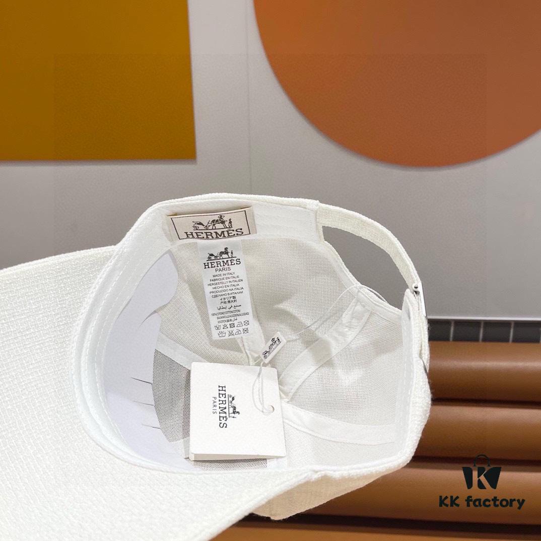 692fb7aa99f2d84055c876f1 Hermès Limited Edition Embossed Baseball Cap, Official Website Original Lining, High-Quality Version for Connoisseurs – Breathable, Comfortable, Ultra UV Protection, Elegant and Sophisticated Style