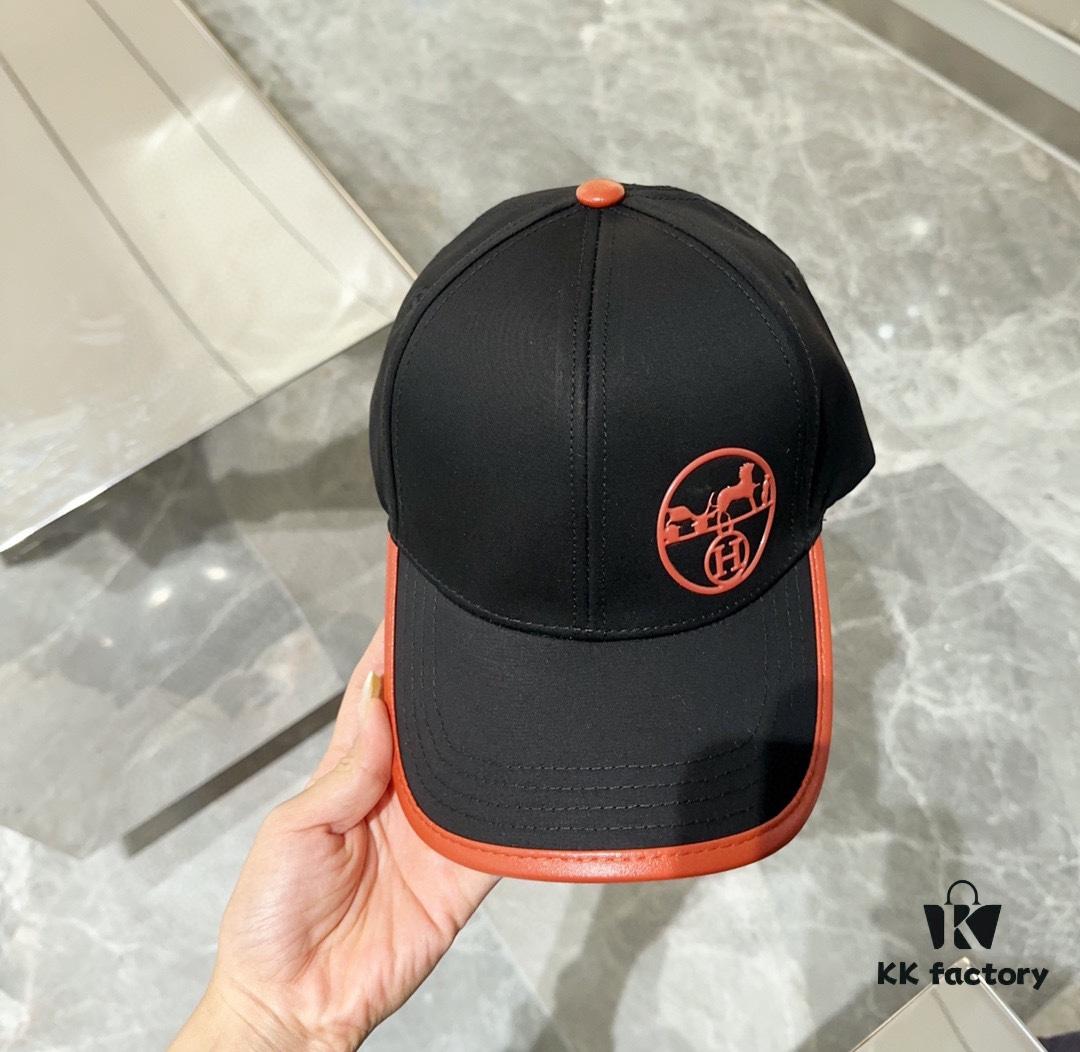 Hermes New Baseball Cap, New Duckbill Cap, Unisex, Head Circumference 57cm