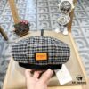 692fb7c999f2d84055c87729 New Arrival HERMÈS Women's Fashion Plaid Wool Beret, Korean-British Style, Versatile Casual Artist Hat, Trendy Pumpkin Cap for Autumn and Winter