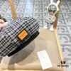 692fb7ca99f2d84055c8772a New Arrival HERMÈS Women's Fashion Plaid Wool Beret, Korean-British Style, Versatile Casual Artist Hat, Trendy Pumpkin Cap for Autumn and Winter