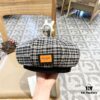 692fb7cf99f2d84055c87730 New Arrival HERMÈS Women's Fashion Plaid Wool Beret, Korean-British Style, Versatile Casual Artist Hat, Trendy Pumpkin Cap for Autumn and Winter