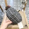 692fb7cf99f2d84055c87731 New Arrival HERMÈS Women's Fashion Plaid Wool Beret, Korean-British Style, Versatile Casual Artist Hat, Trendy Pumpkin Cap for Autumn and Winter