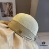 Hermès-style Sun Hat, Lantern Shape, Elegant Lady Style, Foldable, 57cm Head Circumference