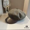 2024 Hermès New Wool Newsboy Military Cap, Head Circumference 57cm