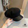 2024 Hermes HERMES Wool Peaked Military Cap, Head Circumference 57cm