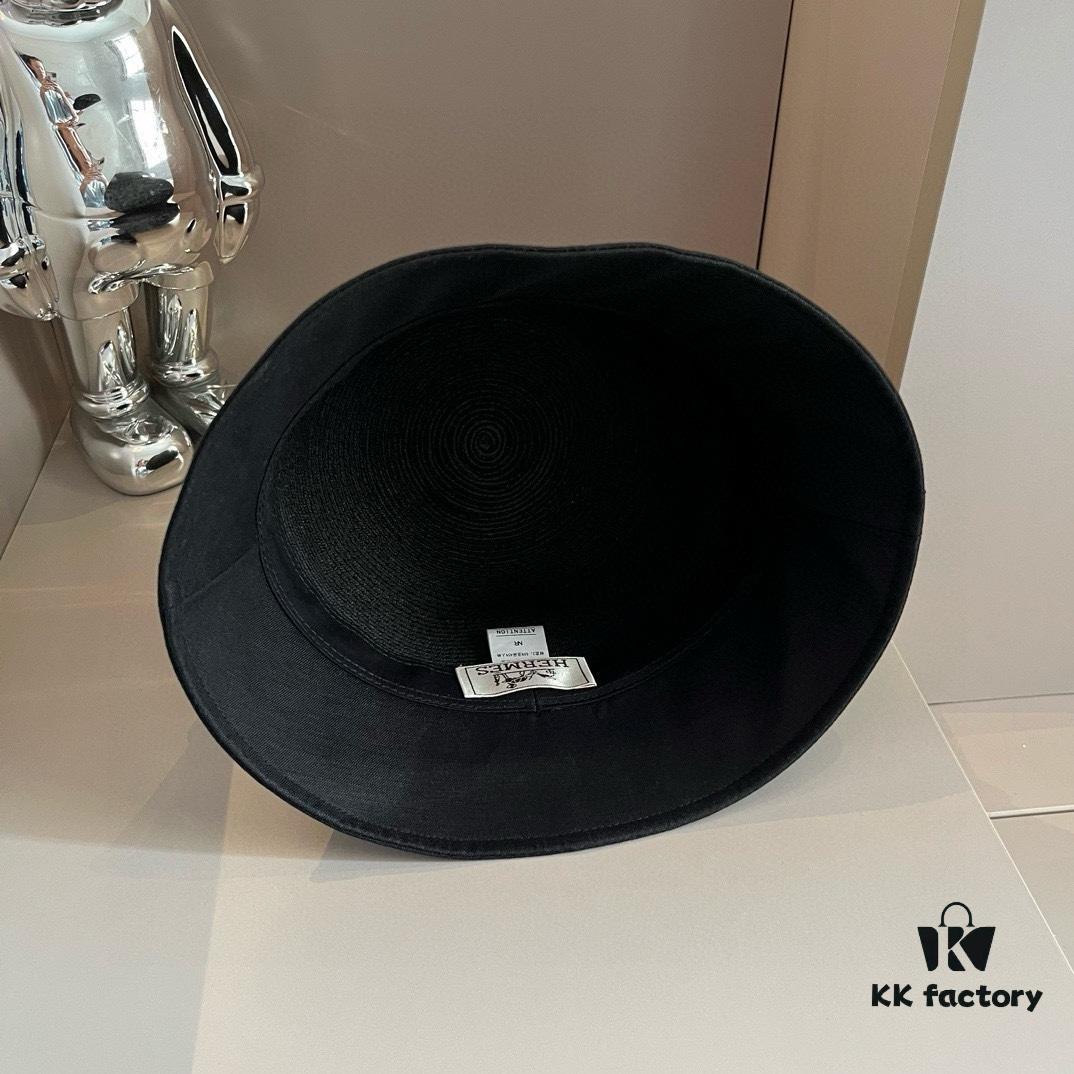 692fb81099f2d84055c8777f Hermes NEW Sun Hat, Straw Hat, Fisherman Hat, Head Circumference 57cm