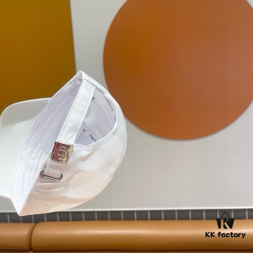 692fb81599f2d84055c87784 New Arrival HERMÈS Latest Authentic Baseball Cap, Color-Blocked H Design, Premium Craftsmanship with Original Mold and Breathable Canvas Fabric
