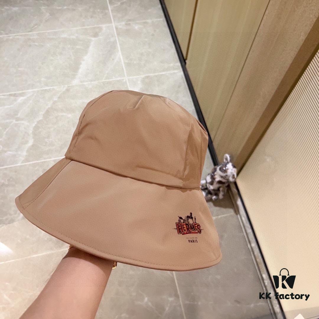 692fb8a299f2d84055c87804 Hermès 2024 New Dome Waterproof Smooth Material Fisherman Hat with Dust Bag