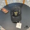 692fb8bf99f2d84055c87831 HERMÈS Denim Baseball Cap, Classic H, Authentic Custom Molded Design, Premium Original Canvas Fabric with Top-Grade Steel Adjustable Buckle