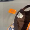 692fb8dd99f2d84055c8785a Box and cloth bag included, HERMÈS (Hermès) new original order baseball cap with H embroidery checkered design, genuine leather mold custom-made, original breathable canvas fabric + top-layer cowhide, factory fine steel adjustable buckle, exquisite craftsmanship, stylish and handsome with outstanding quality!