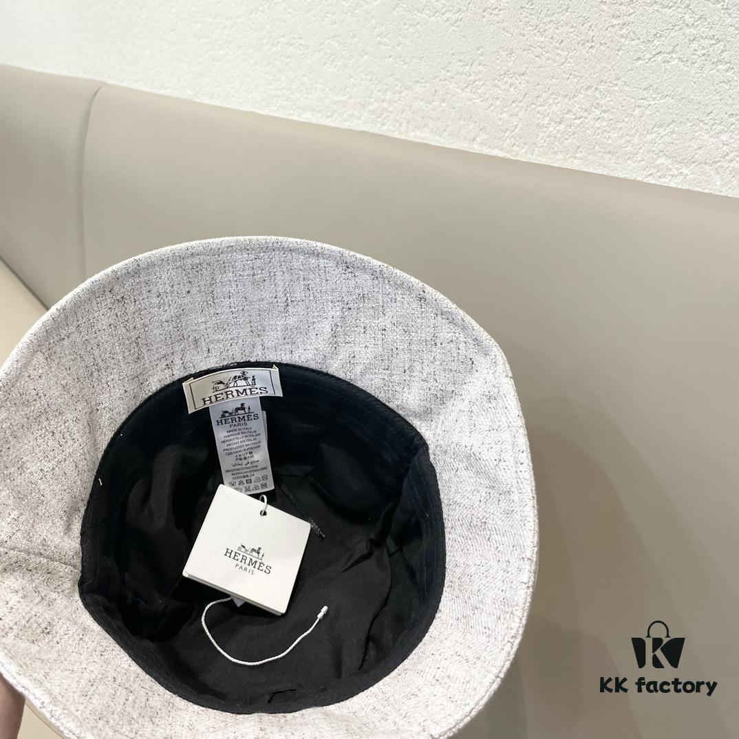 692fb92999f2d84055c878c1 New Arrival HERMÈS (Hermes) 2024 Autumn Fisherman Hat for Men, Versatile Everyday Style, Perfect Streetwear Accessory