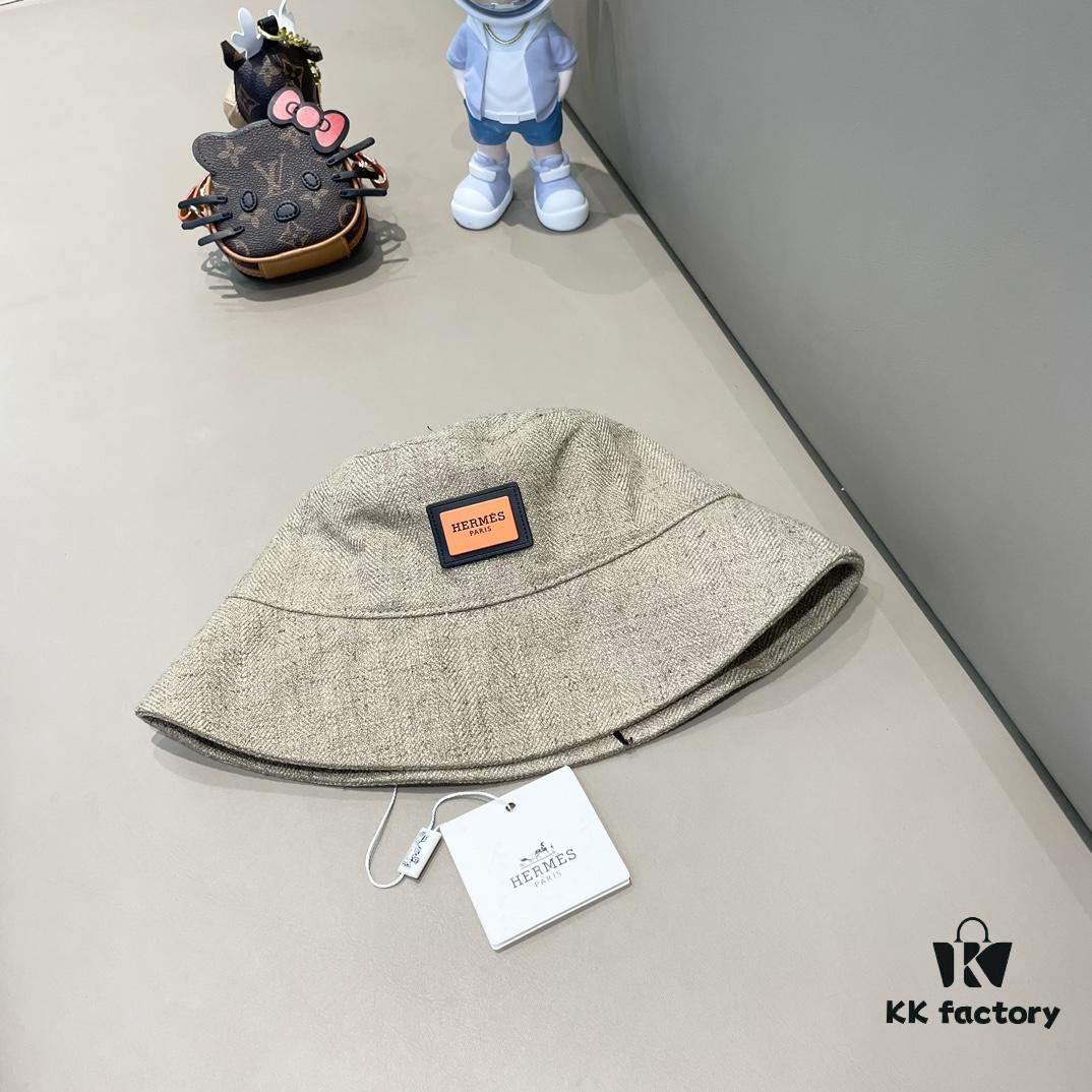 692fb92a99f2d84055c878c2 New Arrival HERMÈS (Hermes) 2024 Autumn Fisherman Hat for Men, Stylish and Versatile Everyday Streetwear Accessory