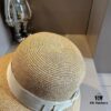 692fb96299f2d84055c878f3 Hermes New Arrival Straw Hat, Made from Taiwanese Fine Straw, Simple and Elegant Aristocratic Style, Head Circumference 57cm