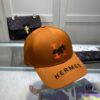 692fb98799f2d84055c87913 Hermes Limited Edition Embroidered Baseball Cap with Dust Bag, Official Website Original Lining, High Version, Breathable and Comfortable, Ultra-high Sun Protection, Elegant and Stylish