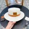 692fb9e399f2d84055c8796b Hermès New Belt-Style Straw Hat, Flat-Crown Fedora, Head Circumference 57cm