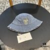 692fb9f799f2d84055c8798b Hermes 2024 Fall/Winter 6cm Small Brim, American Vintage Washed Distressed Denim Fisherman Hat