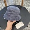 692fba0299f2d84055c87997 Hermès 2024 Fall/Winter 6cm Small Brim American Vintage Washed Distressed Denim Fisherman Hat