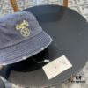 692fba0399f2d84055c87998 Hermès 2024 Fall/Winter 6cm Small Brim American Vintage Washed Distressed Denim Fisherman Hat