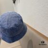 692fba0799f2d84055c8799e Hermes 2024 Fall/Winter 6cm Small Brim, American Vintage Washed Distressed Denim Fisherman Hat