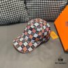 692fba8f99f2d84055c87a2d Box and Cloth Bag Included, HERMÈS New Original Quality Baseball Cap, H Embroidered Plaid Design, Authentic Mold Customized, Premium Breathable Canvas Fabric with Genuine Top-Layer Leather, Original Factory Stainless Steel Adjustable Buckle, Exquisite Craftsmanship, Stylish and High-Quality