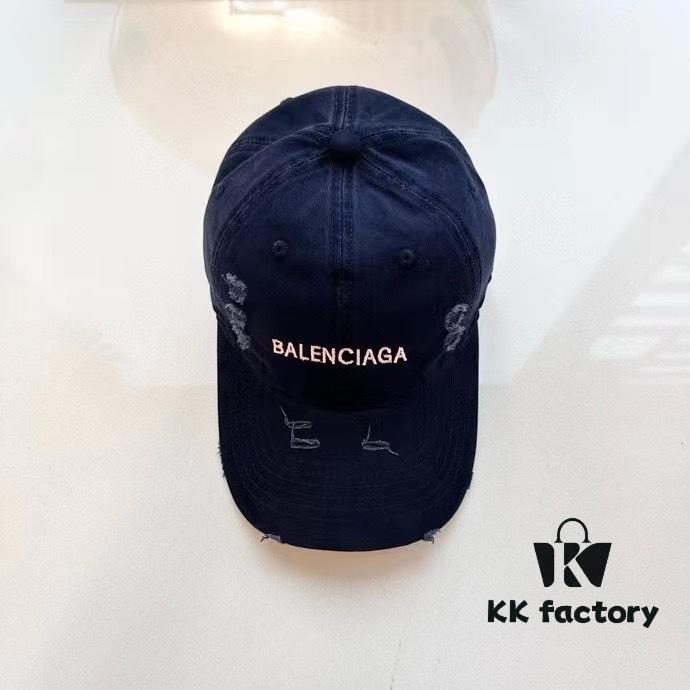 692fbabf99f2d84055c87a66 Balenciaga New Arrival Distressed Washed Cotton Baseball Cap, Stylish Unisex Design