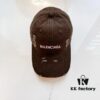 692fbac499f2d84055c87a6d Balenciaga New Arrival Distressed Washed Cotton Baseball Cap, Stylish Unisex Design