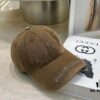 692fbaf199f2d84055c87aaa Balenciaga New Arrival Distressed Washed Cotton Baseball Cap, Stylish Unisex Design