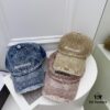 692fbb0699f2d84055c87abf Balenciaga New Denim Baseball Cap with Distressed Hole Design