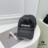 692fbb0699f2d84055c87ac0 Balenciaga New Denim Baseball Cap with Distressed Hole Design