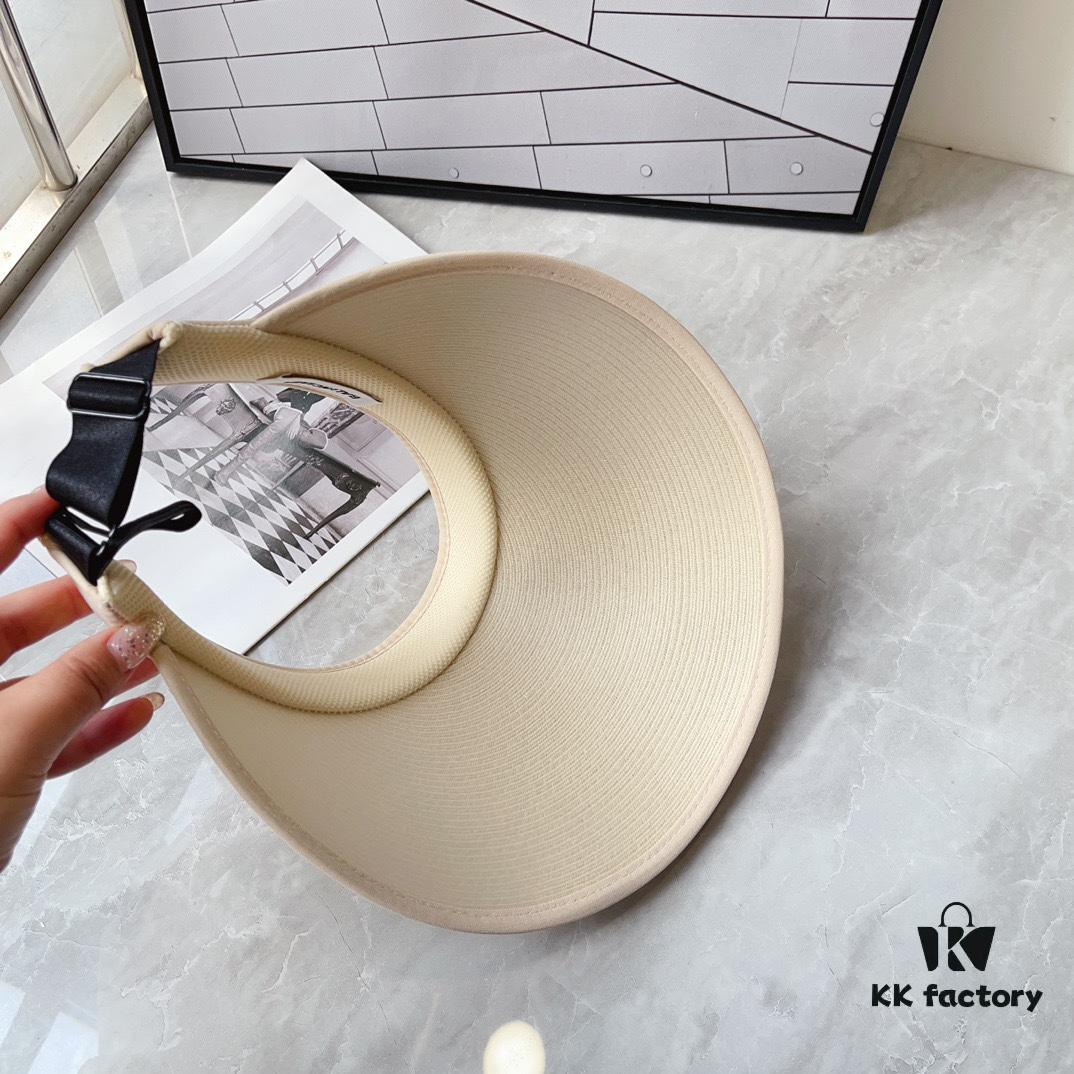 Balencia ~ New Straw Wide-Brimmed Open-Crown Hat