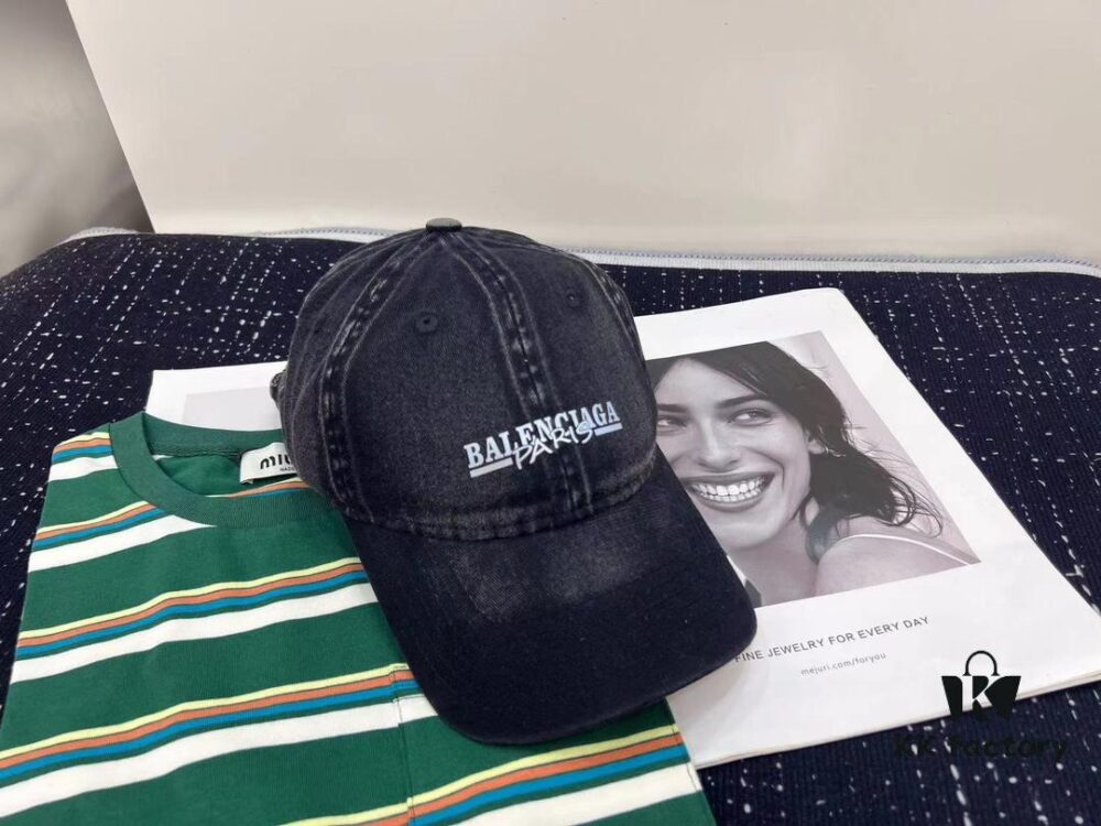 692fbb9399f2d84055c87b57 Balencia New Arrival Baseball Cap with Distressed Craftsmanship, Premium Look Unisex Fishing Hat Knit Cap