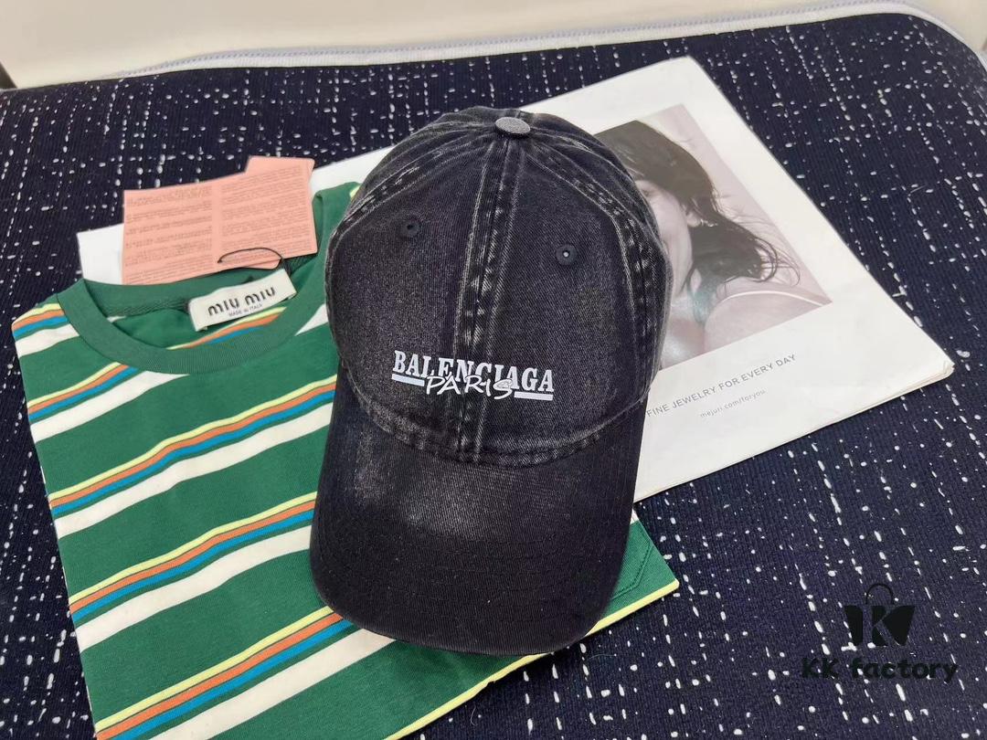 692fbb9499f2d84055c87b58 Balencia New Arrival Baseball Cap with Distressed Craftsmanship, Premium Look Unisex Fishing Hat Knit Cap
