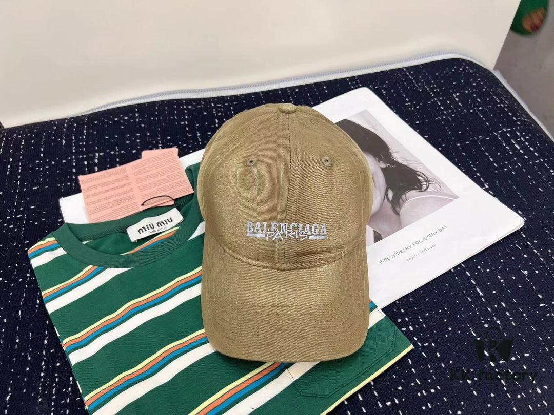 692fbb9699f2d84055c87b5b Balencia New Arrival Baseball Cap with Distressed Craftsmanship, Premium Look Unisex Fishing Hat Knit Cap