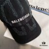 692fbbb799f2d84055c87b7d BALENCIAGA Destroyed Baseball Cap