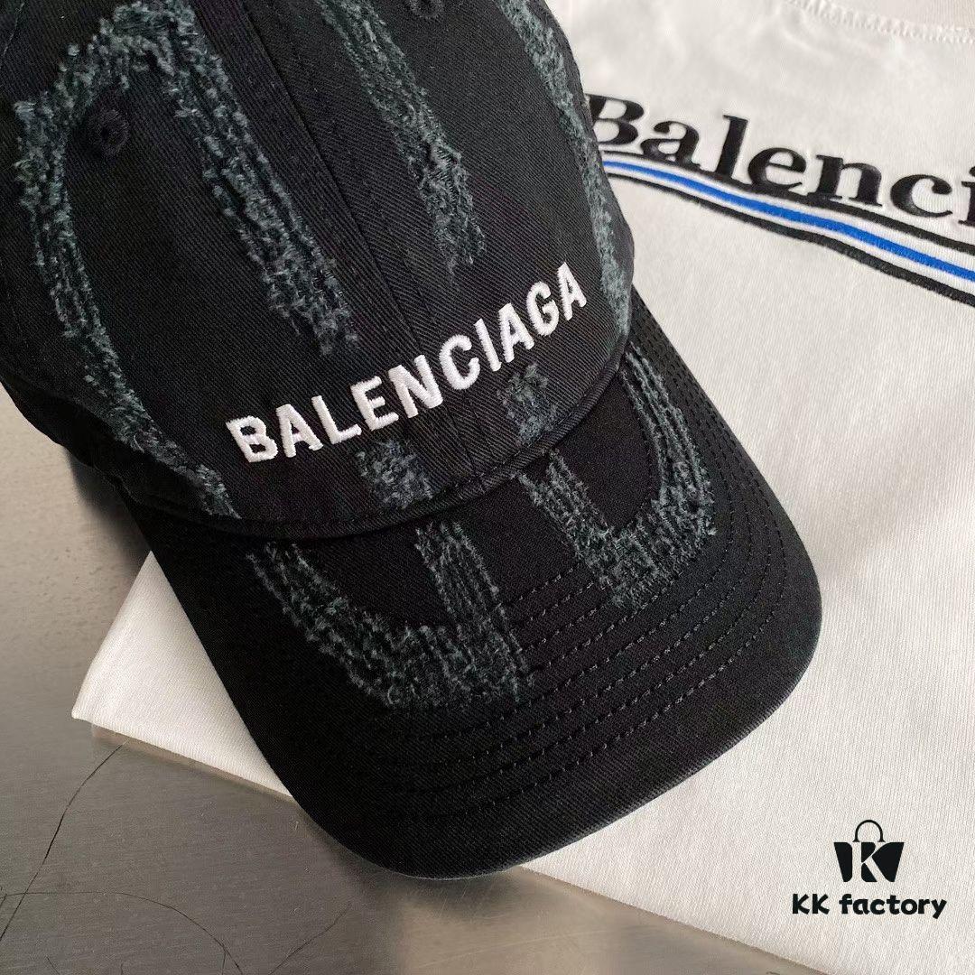 692fbbb799f2d84055c87b7d BALENCIAGA Destroyed Baseball Cap