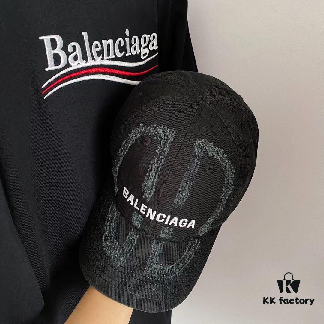 692fbbb899f2d84055c87b80 BALENCIAGA Destroyed Baseball Cap